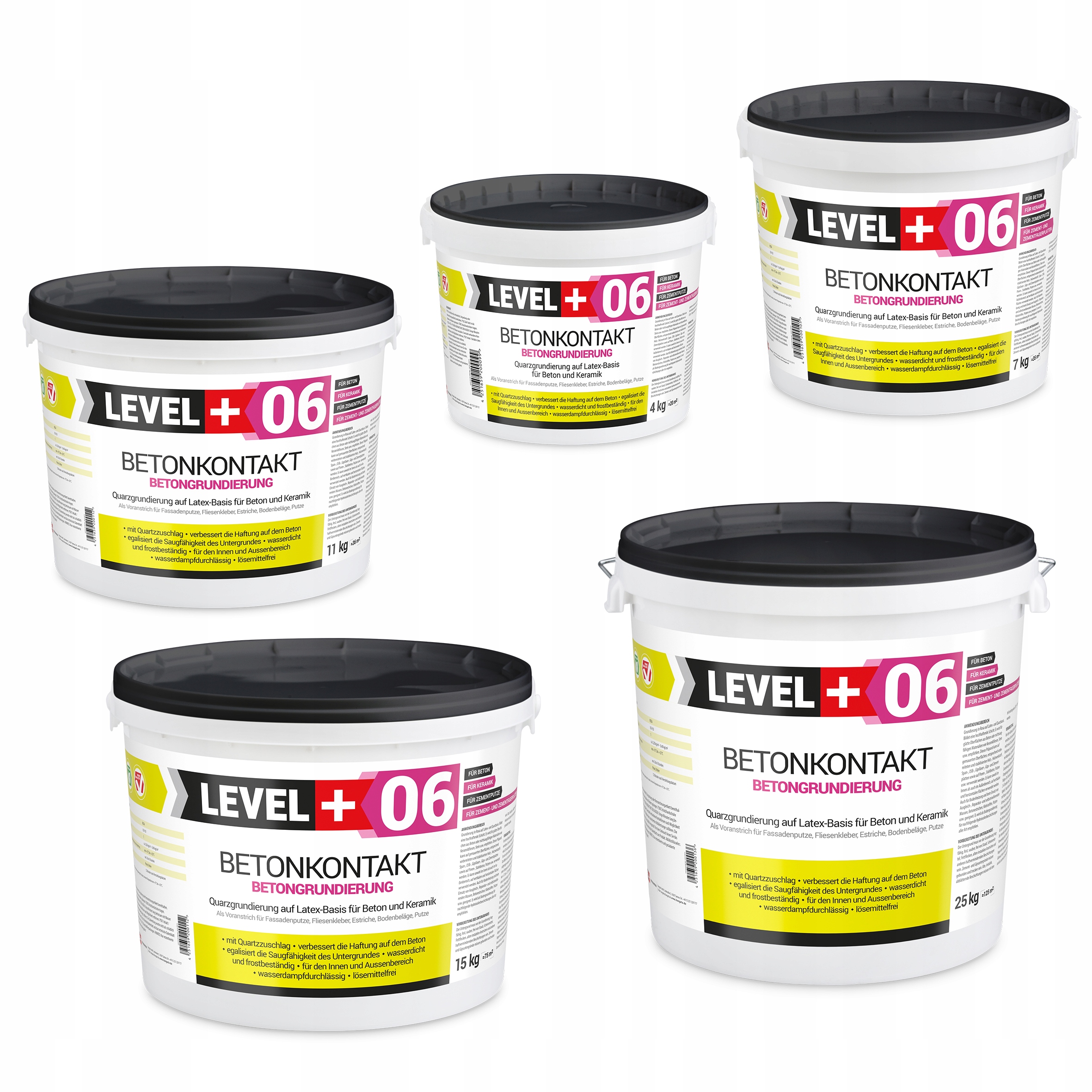 Grunt Betonkontakt 50kg Pod Tynki Level+06 Marka Level+