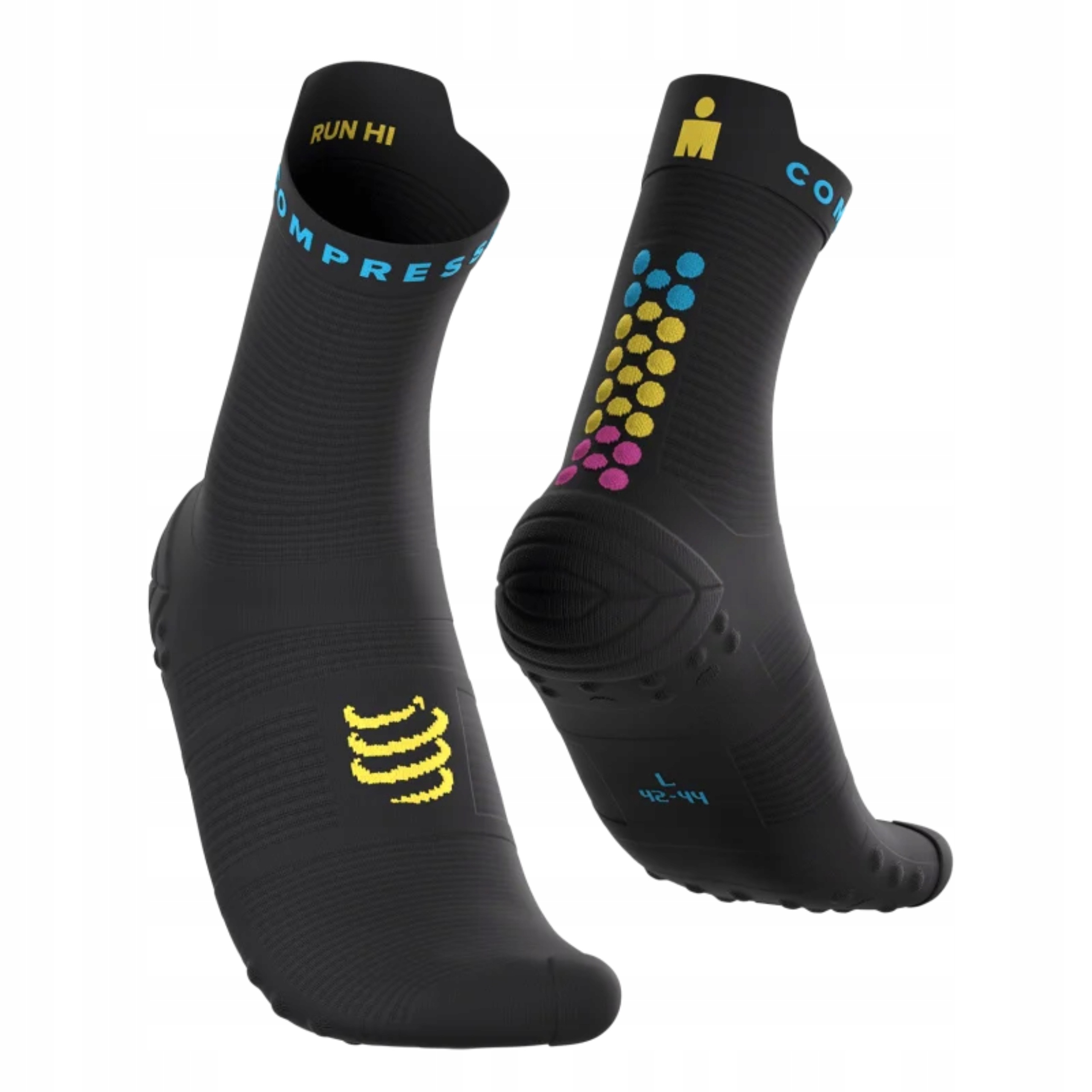 Skarpetki do Biegania 39-41 Compressport Proracing Socks V4 Run Ironman T2