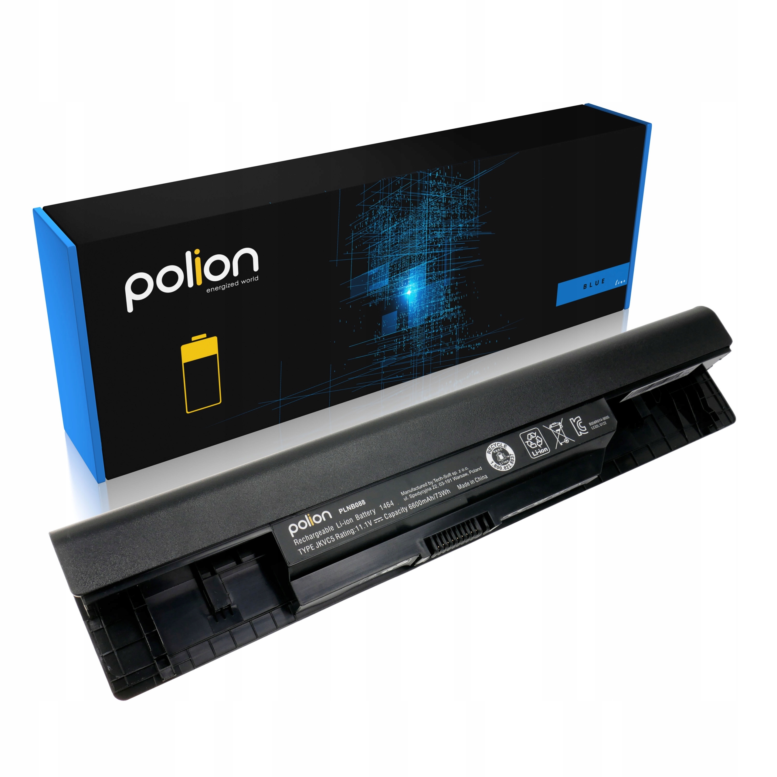 Baterie JKVC5 Nkdwv pro Dell Inspiron 1464 1564 1764 Velká 6600 mAh