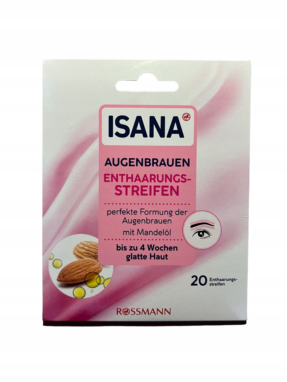 ISANA PLASTRY Z WOSKIEM DO DEPILACJI OKOLIC BRWI Kod producenta 380426