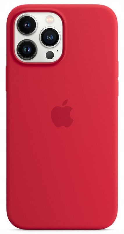 Silikonové pouzdro na iPhone 13 Pro Max Červené Kryt Silicone Case Red
