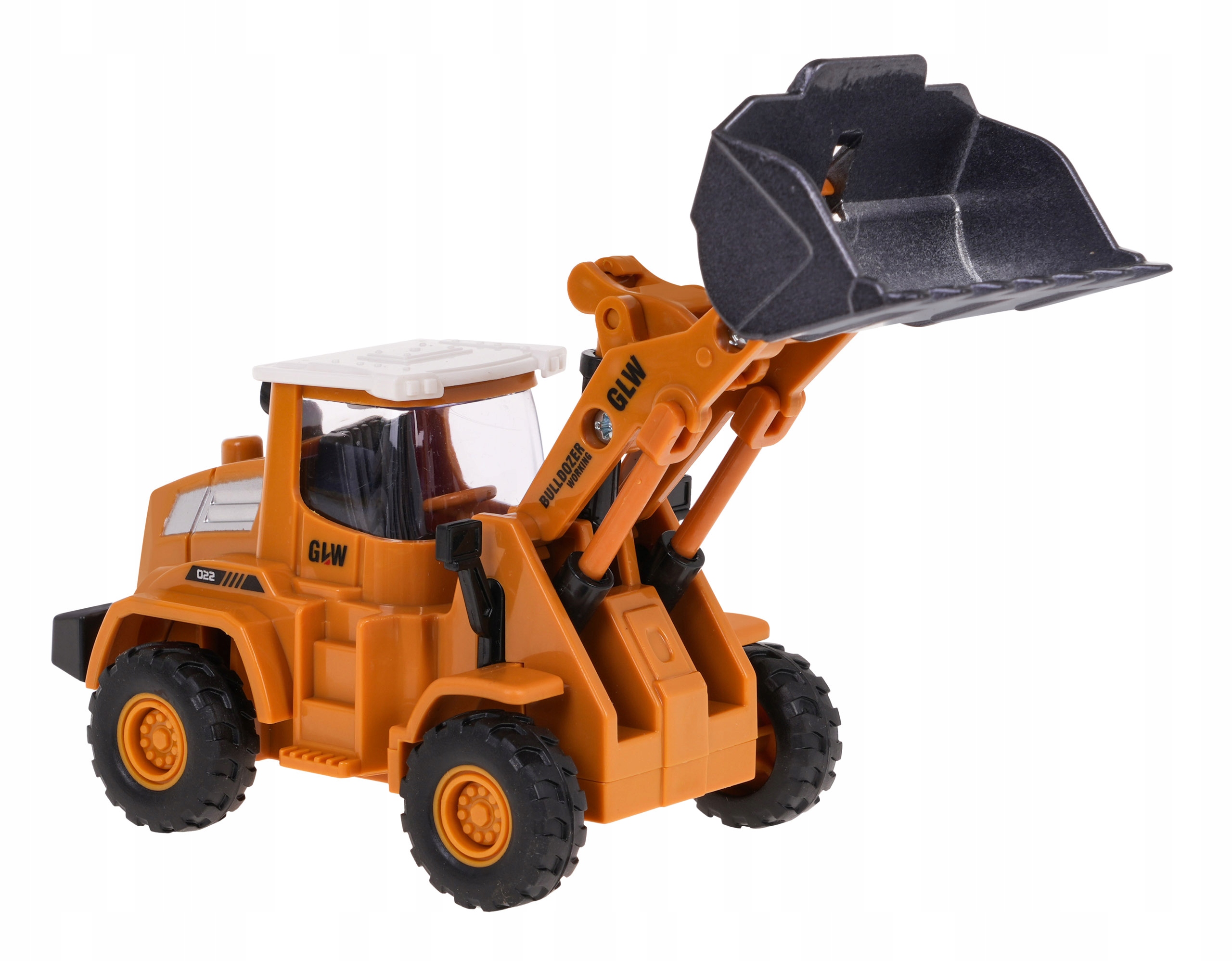 autko budowlane dla dziecka SPYCHACZ z ruchomą łyżką + napęd Płeć chłopcy dziewczynki