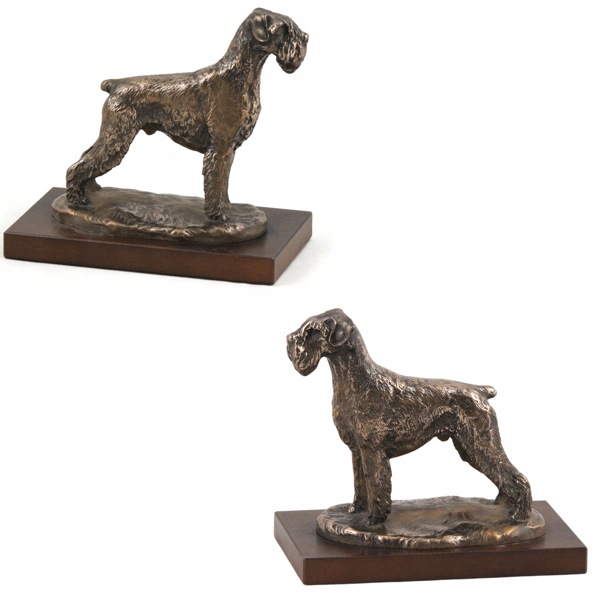 Sznaucer, Schnauzer I statuetka psa, figurka do biura, trofeum na wystawę