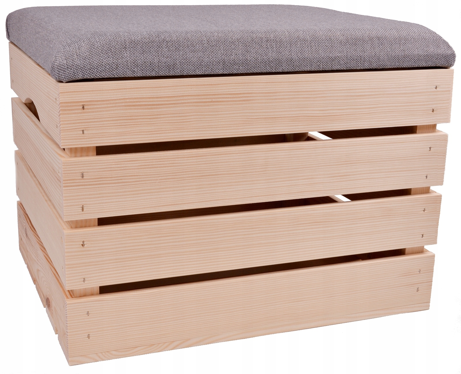 PUFA DREWNIANA SKRZYNKA KUFEREK SIEDZISKO SOSNOWA