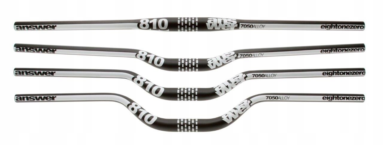 Kierownica Answer ProTaper płaska 810mm 31.8, płaska, czarno-biała