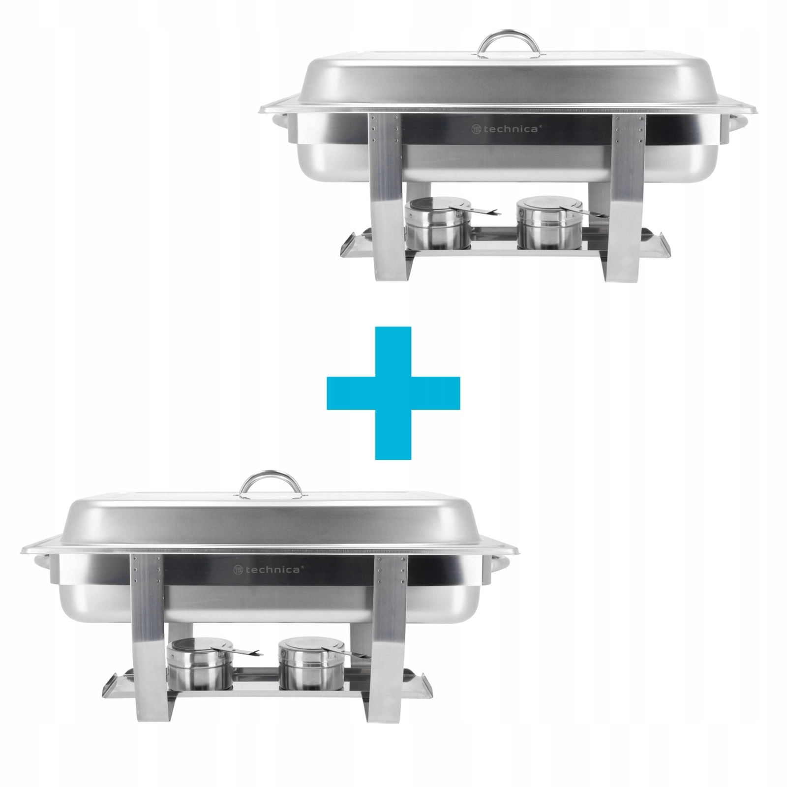 Podgrzewacze gastronomiczne GN 1/1, 9 l, stal nierdzewna, 2szt Marka Technica