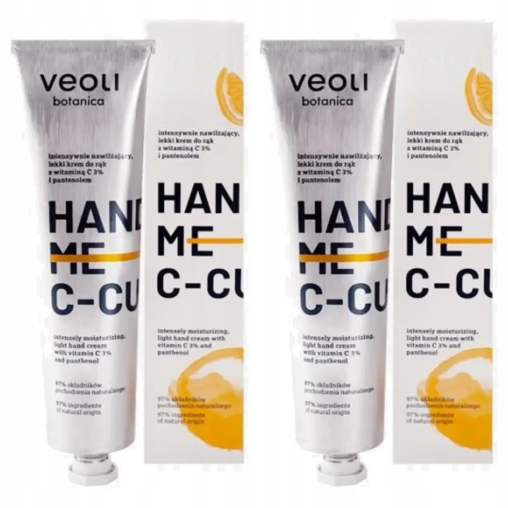 Hand Me C-Cure, intensywnie nawilżający, lekki krem do rąk z witaminą C 3% i pantenolem