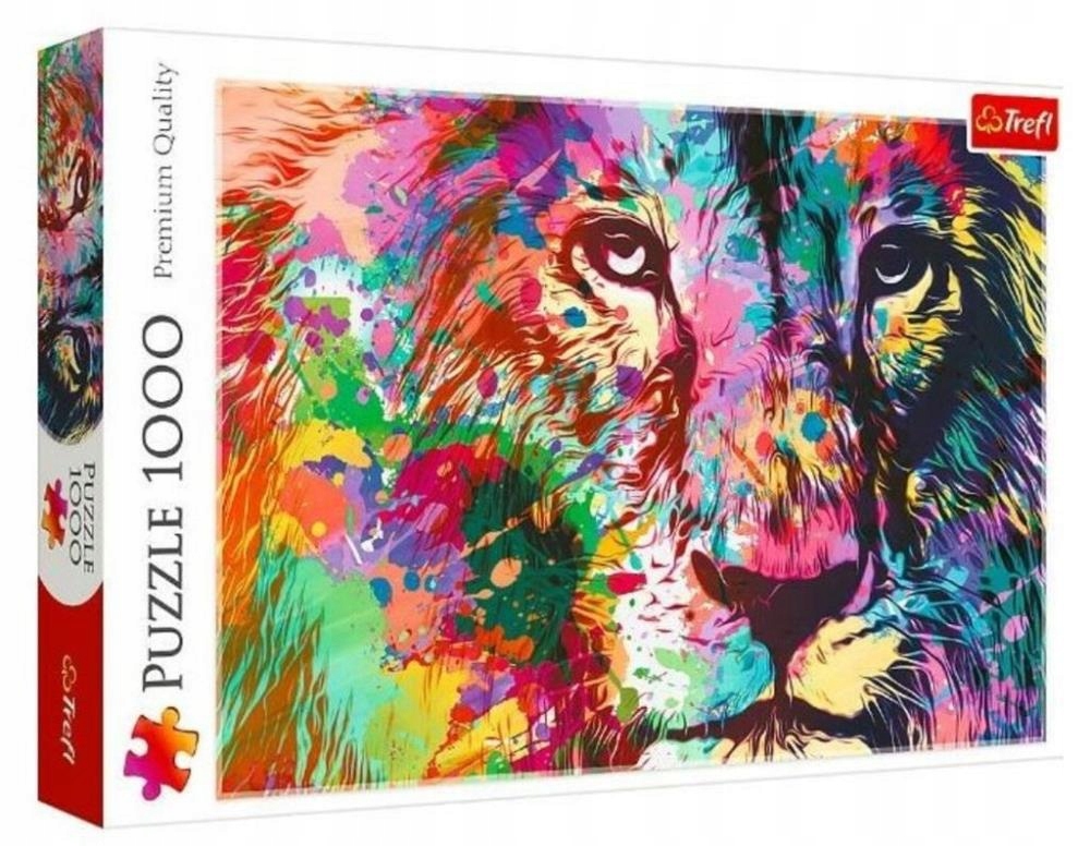 

Puzzle 1000 Kolorowy Lew Trefl