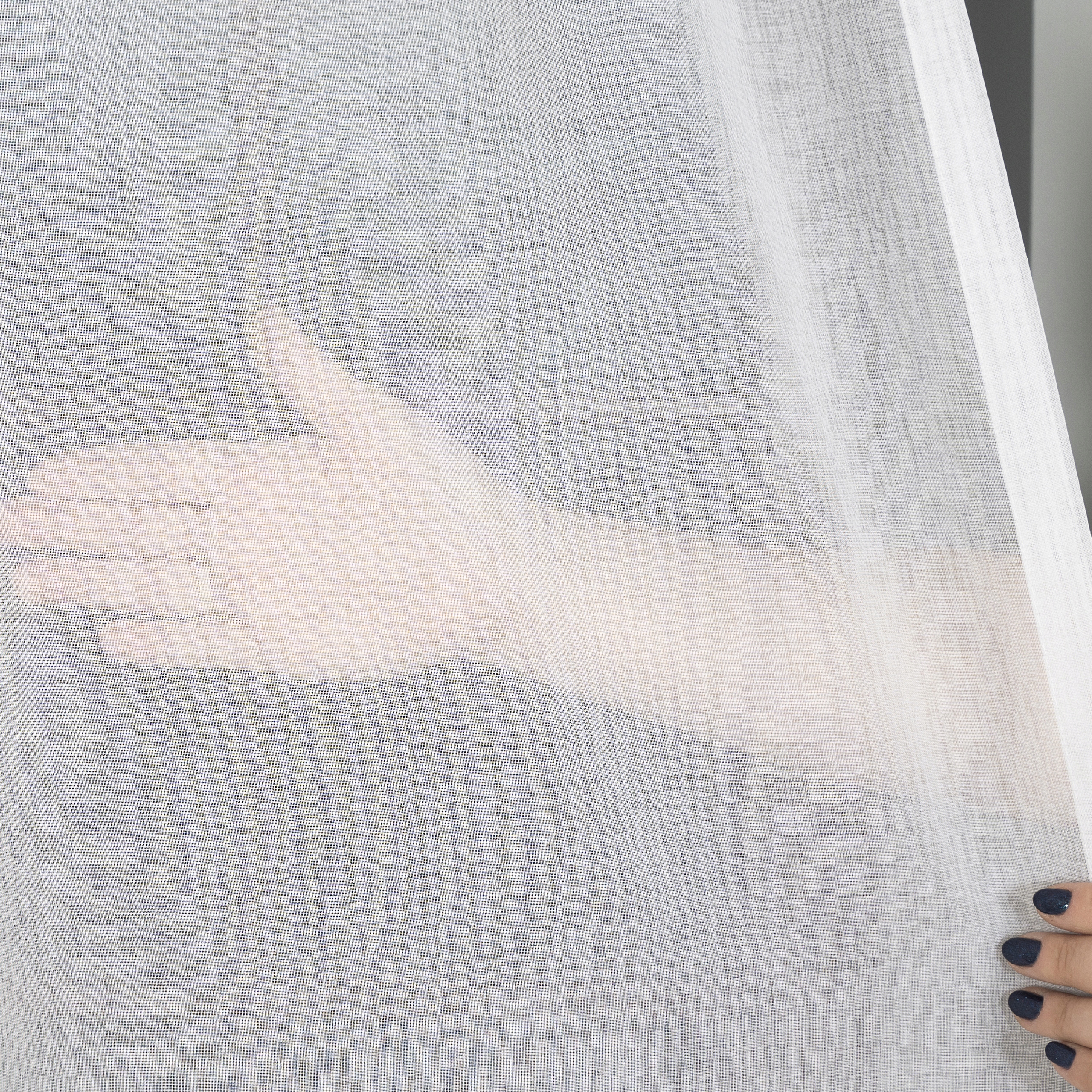 ZASŁONA FIRANA GOTOWA BIAŁA ETAMINA NA TAŚMIE OŁOWIANKA DO SALONU 400x240 Rodzaj Firana pojedyncza