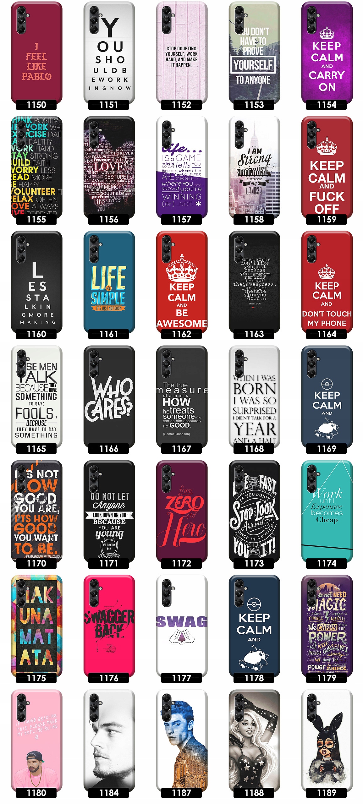 ETUI CASE OBUDOWA NA TELEFON DO SAMSUNG GALAXY A05S WZORY JAKOŚĆ Materiał inny