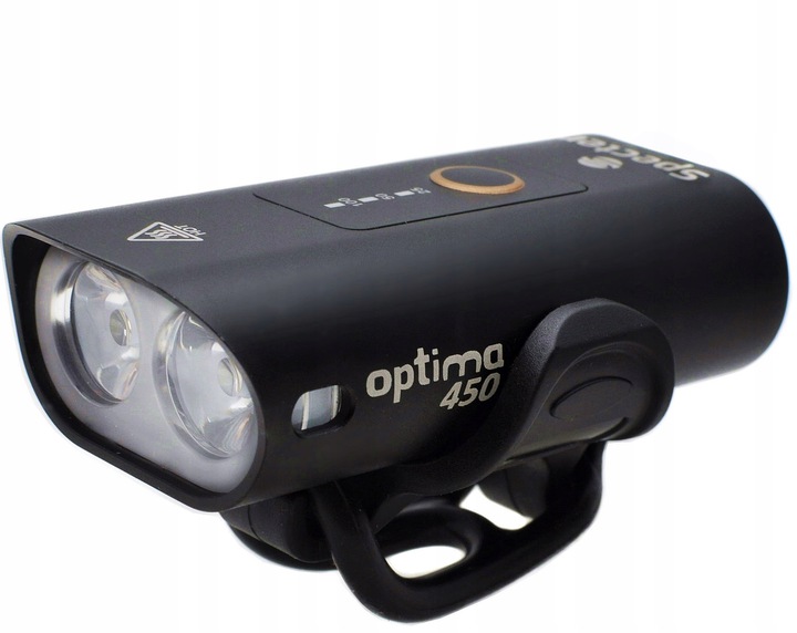 

Lampka Rowerowa Specter przód Optima 450 lm Usb