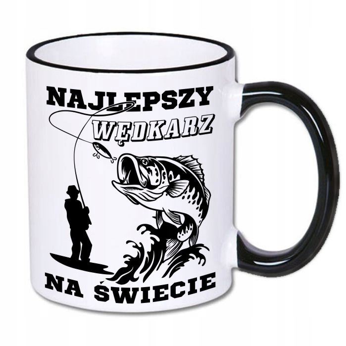 

Kubek z nadrukiem Najlepszy Wędkarz na Świecie