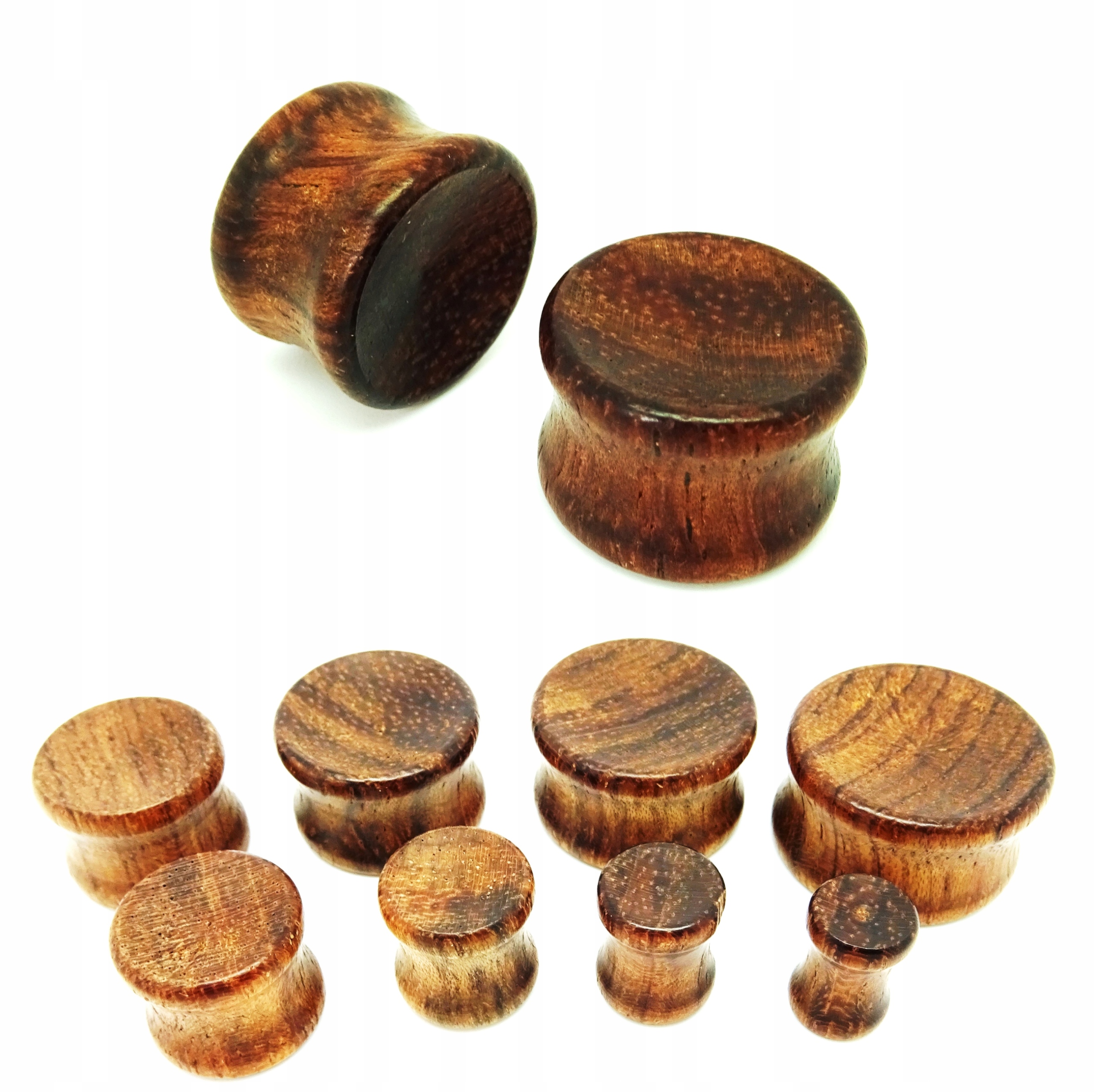 

Plug Drum Drewniany Tunel Siodłowy Brązowy 6mm