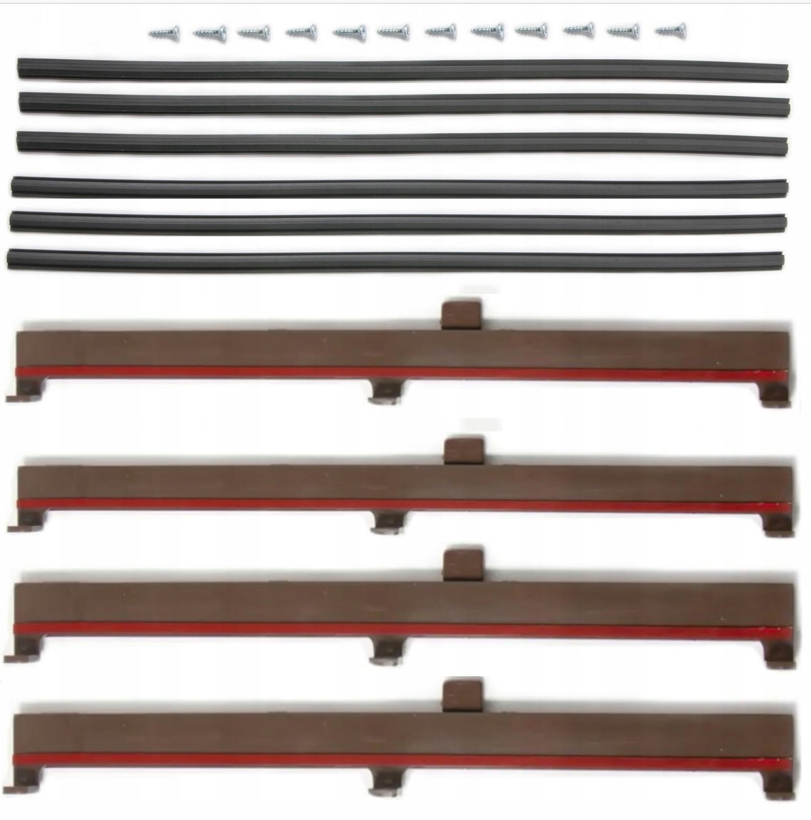 Okenný ventilátor Bez Frézovania New Air Comfort box okná farba hnedá 4ks