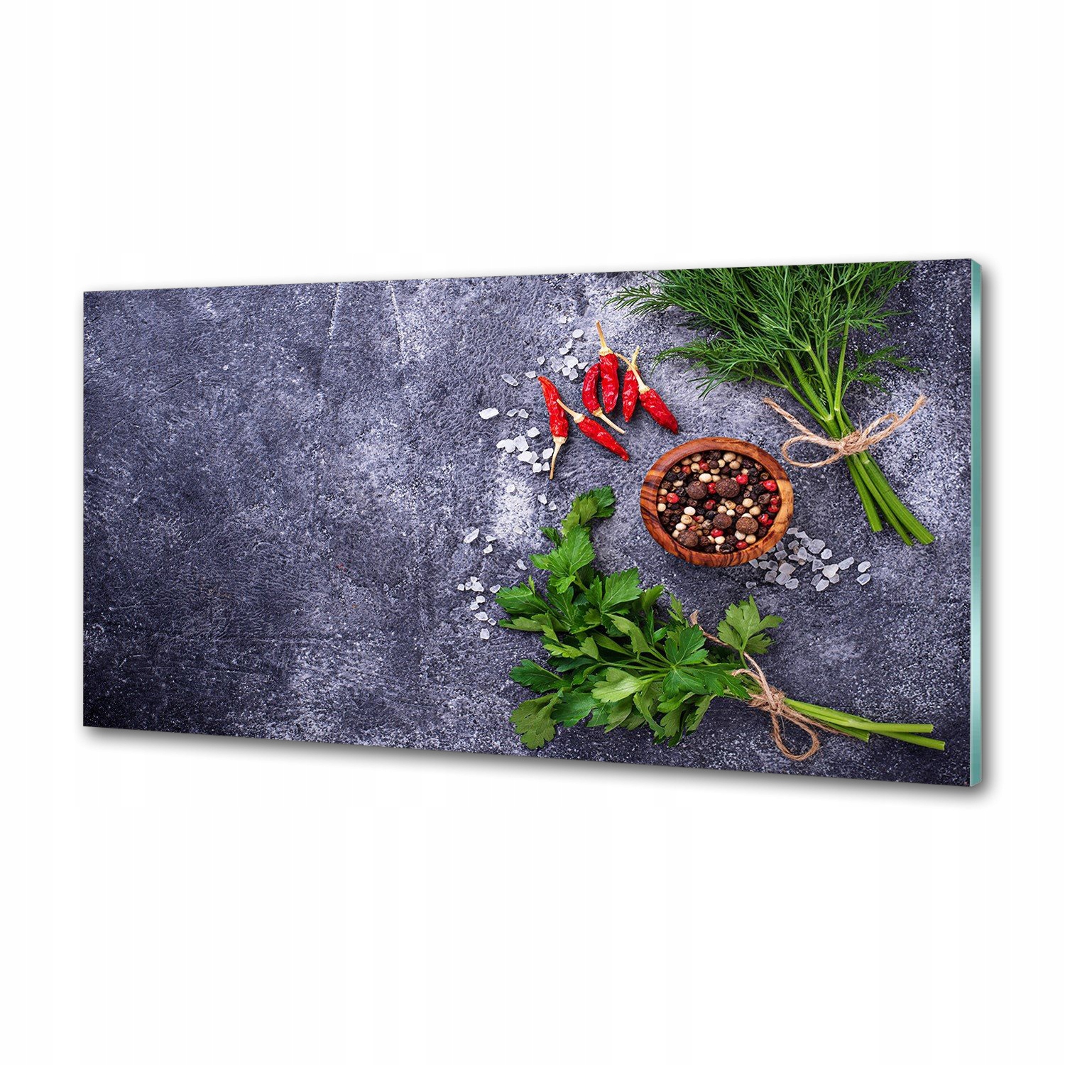 Panel do kuchyně Bylinky a koření 120x60 cm Lepidlo