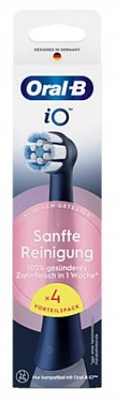 Końcówki do szczoteczki Oral-B iO Gentle Clean kolor czarny 4 sztuki