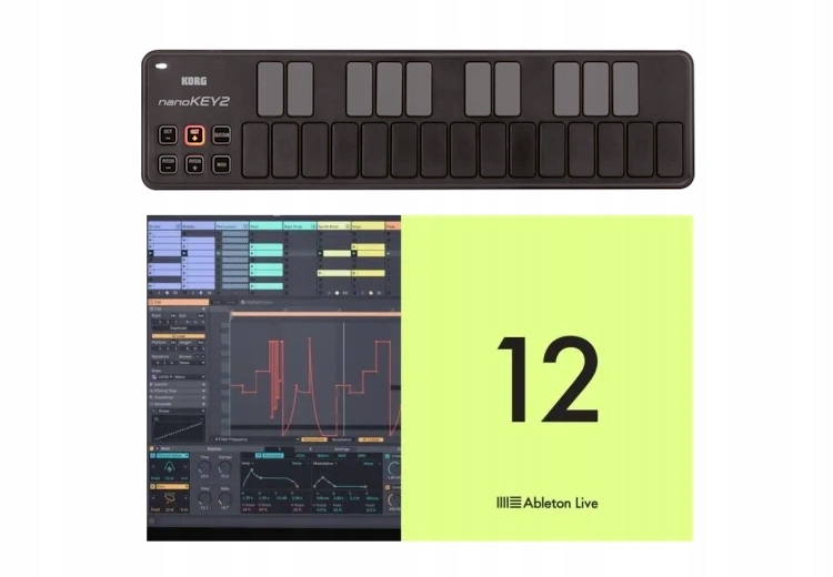 Ableton Live 12 Suite & Korg NanoKEY 2 Black