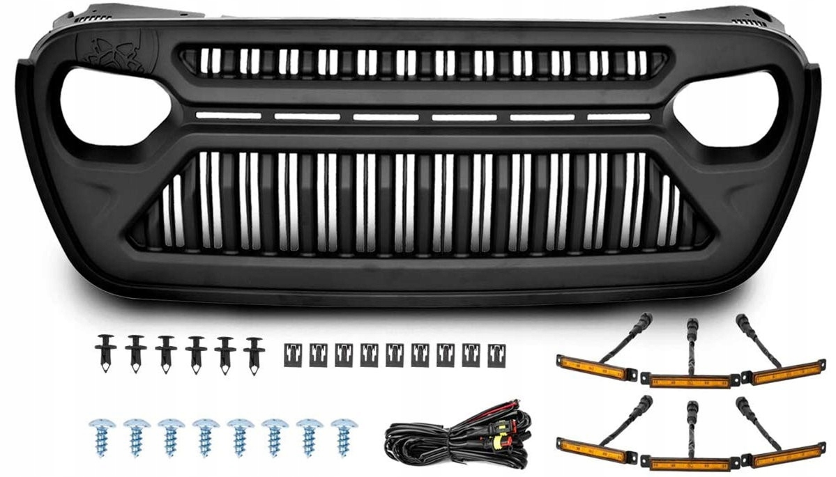 Grill TopFire EYE OF DEVIL - Jeep Wrangler JL Kolor czarny