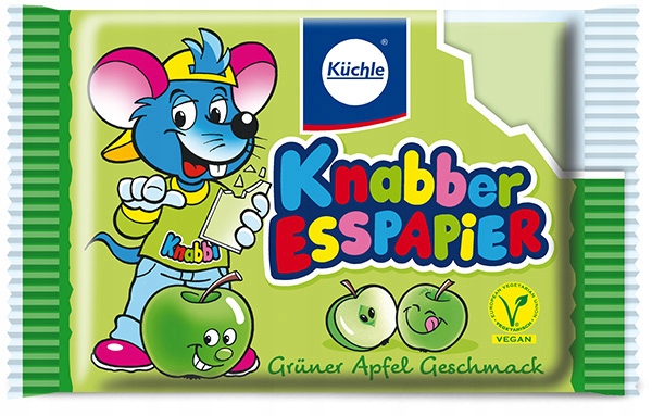 Levně Jedlý Papír Knabber Esspapier Kuchle 25g 12 Ks