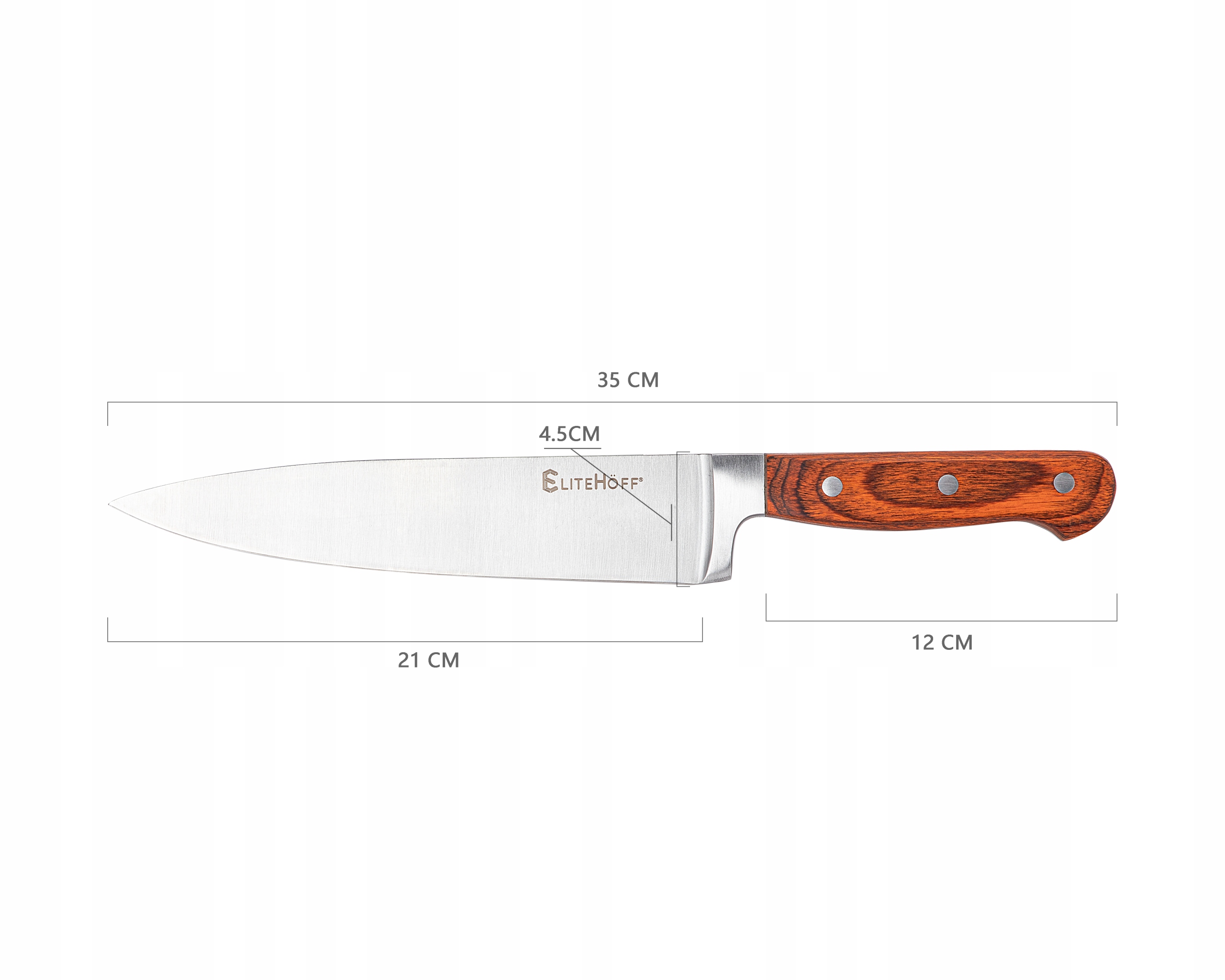 Nóż Szefa kuchni 20cm Marka Elitehoff