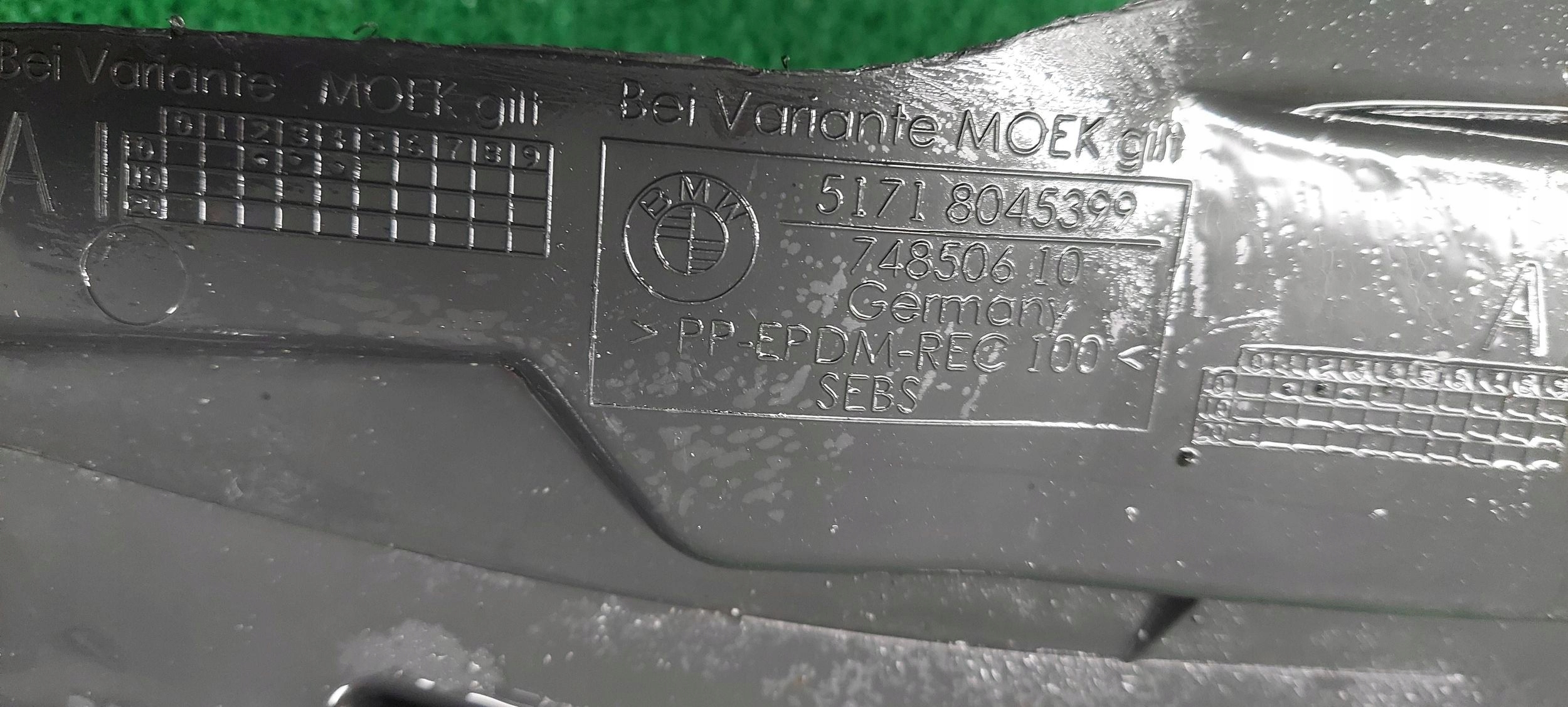 Blende Abdeckung+ Radschale links vorne BMW E92 E93 M-Paket 8045399