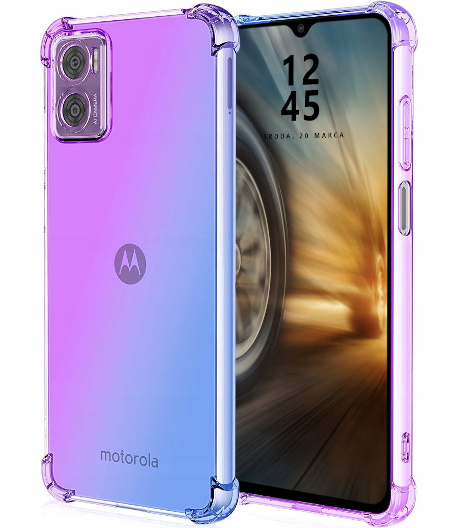 

Etui Mieniące Aurora Do Motorola E22 E22I Szkło