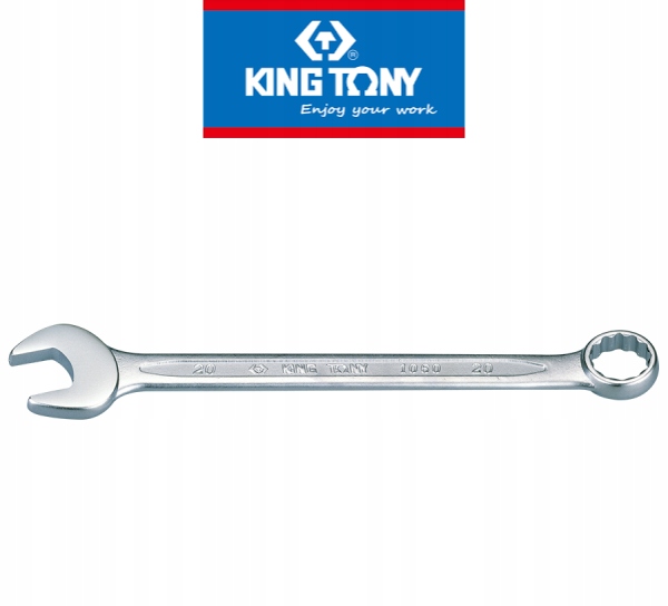 Klucz płasko-oczkowy Calowy 1/4" K-t