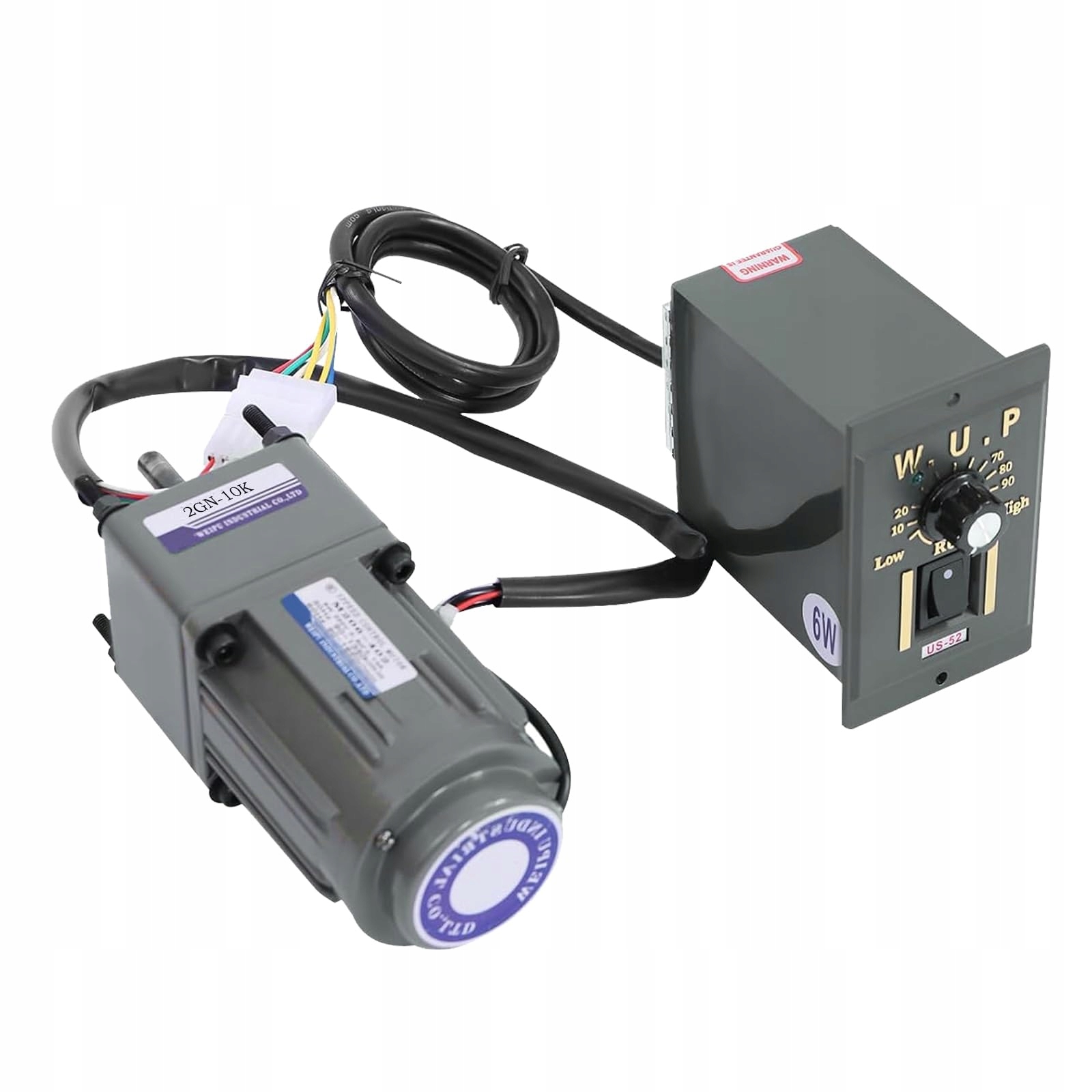 Prevodový elektromotor Ac 6W 220V Nastaviteľná rýchlosť – 0-135 ot./min.