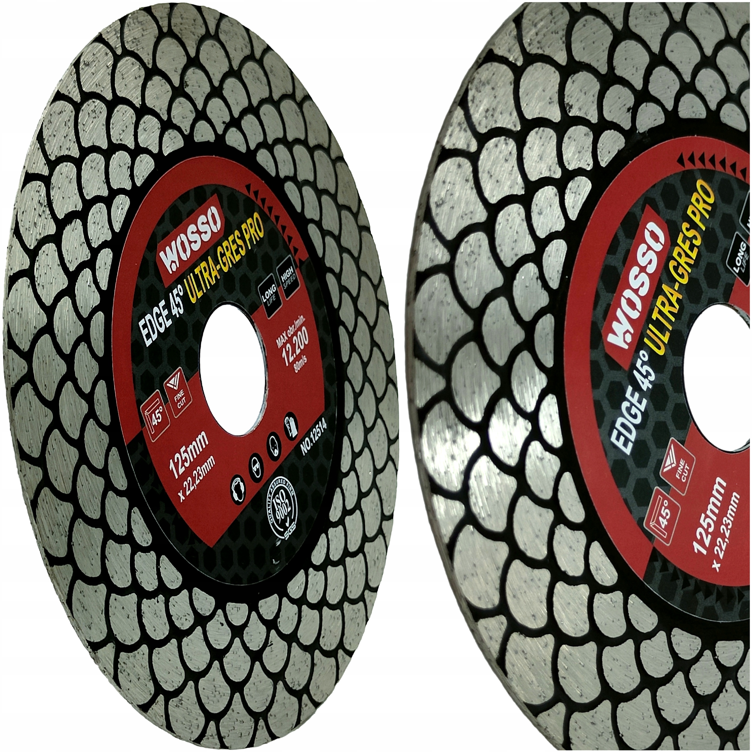 Tarcza Diamentowa 125 do Ciecia pod katem 45 stopni gresu plytek gres 125mm