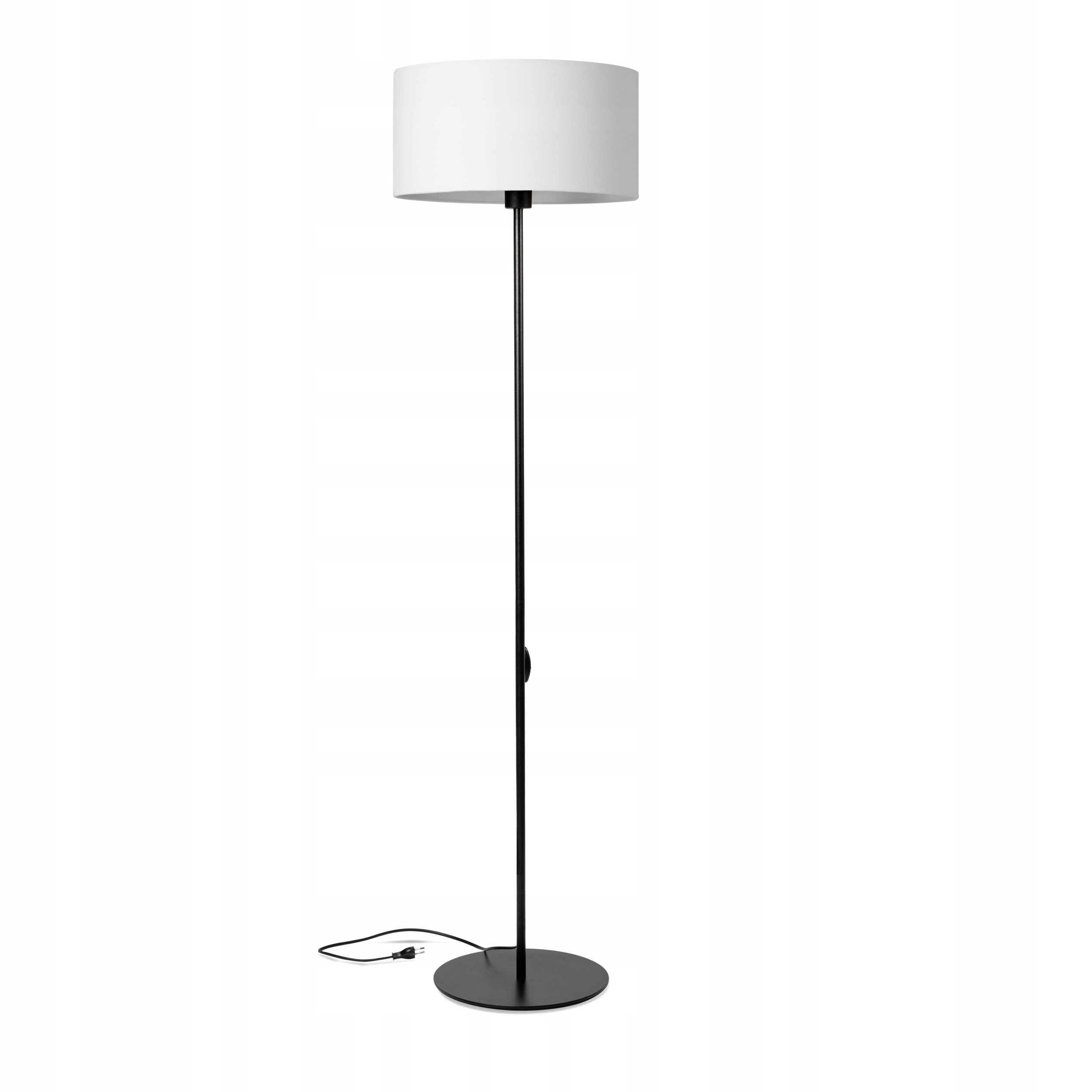 

Lampa Stojąca Podłogowa Abażur Tkanina Loft Led