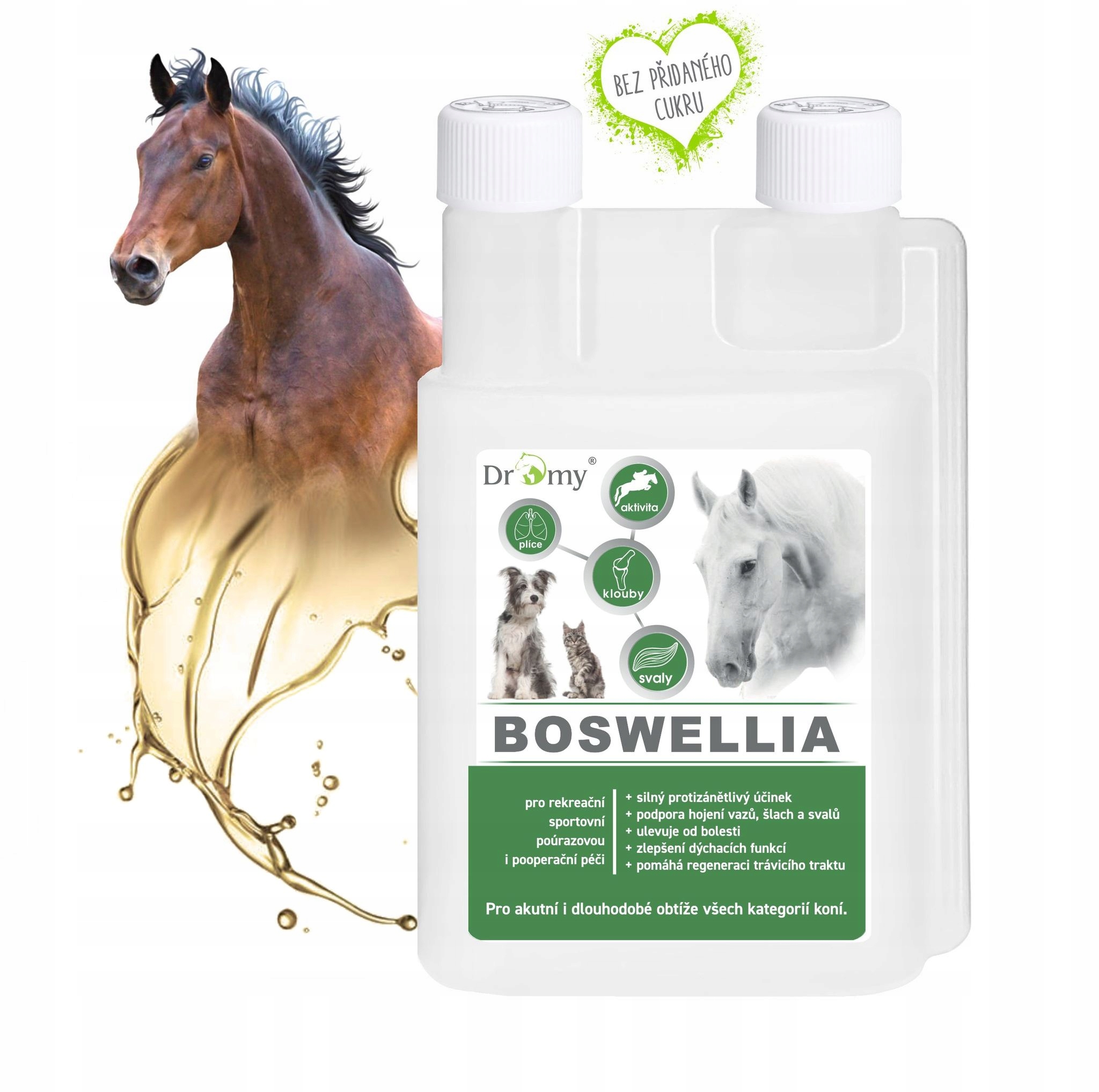 Dromy Boswellia Serrata 1000ml na stawy dla koni