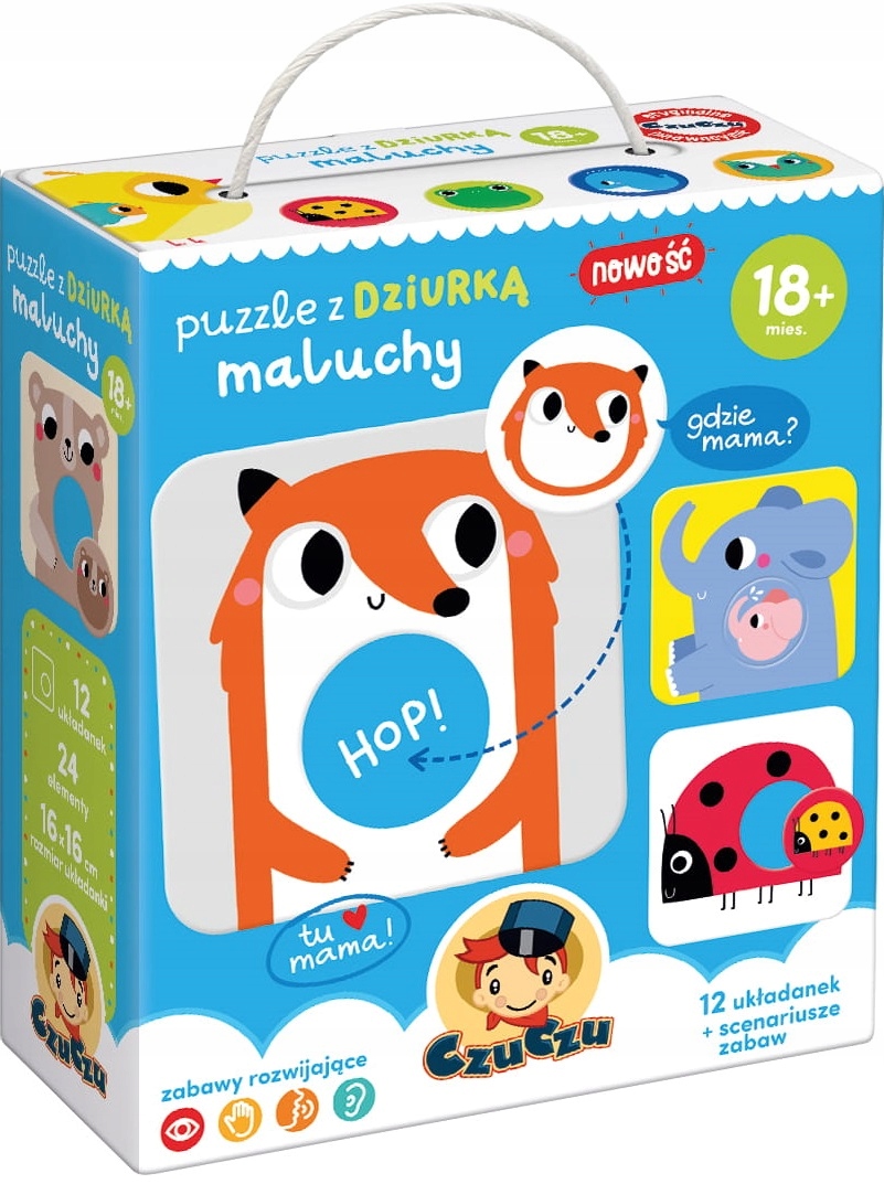 

Czuczu Puzzle z Dziurką Maluchy CzuCzu 18m+