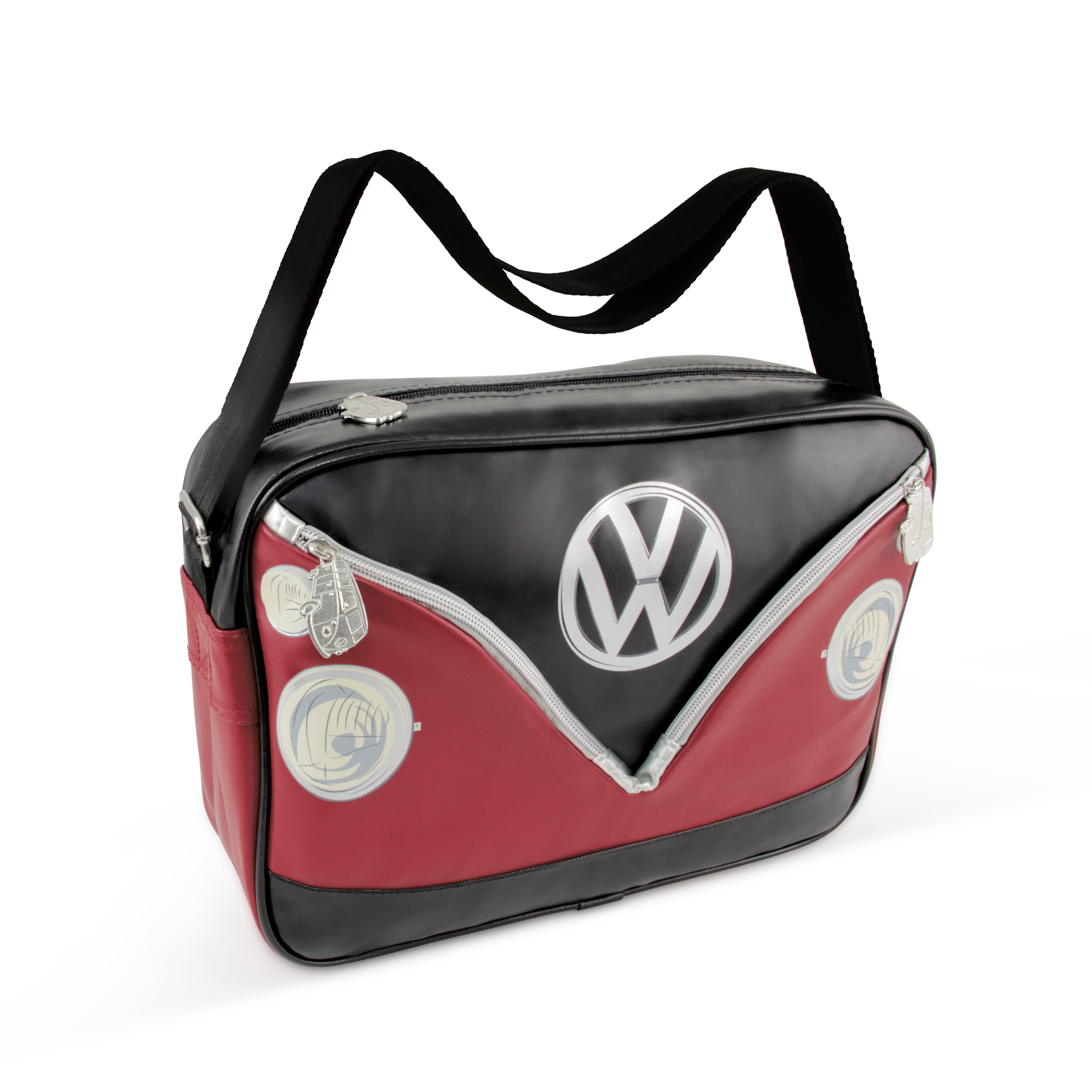 Brisa Vw Collection torba na ramię Vw T1 Bus Czarny przód autobusu