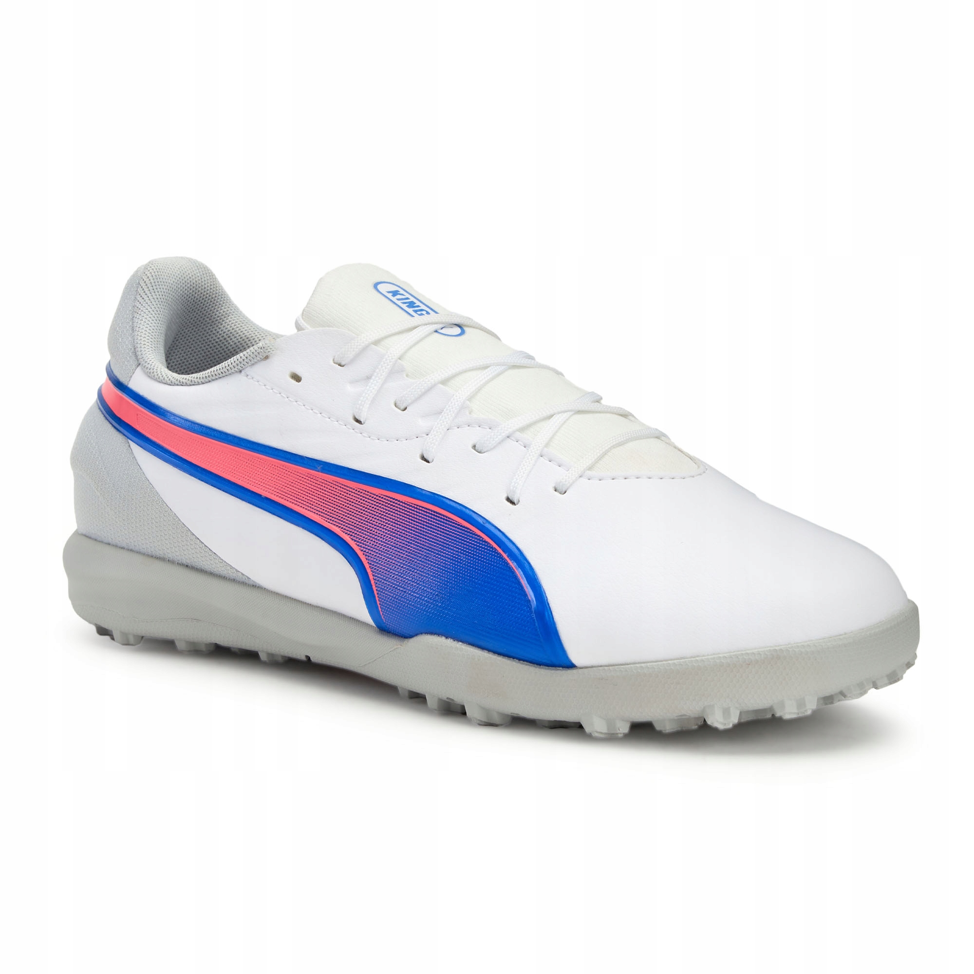 Fotbalová obuv Puma King Match Tt Jr bílé 35.5 Eu
