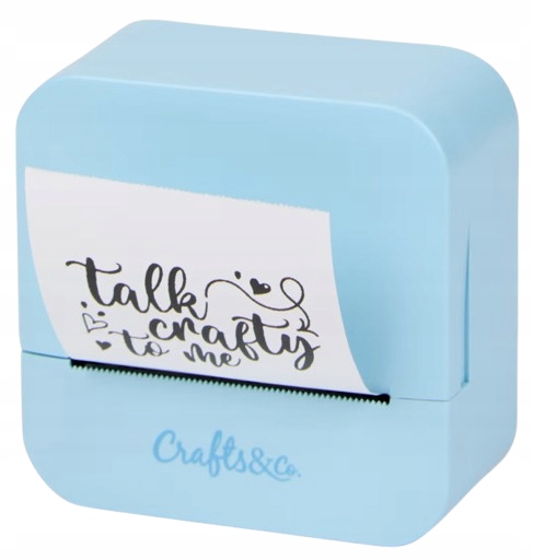 Kieszonkowa drukarka termiczna Crafts & Co niebieska