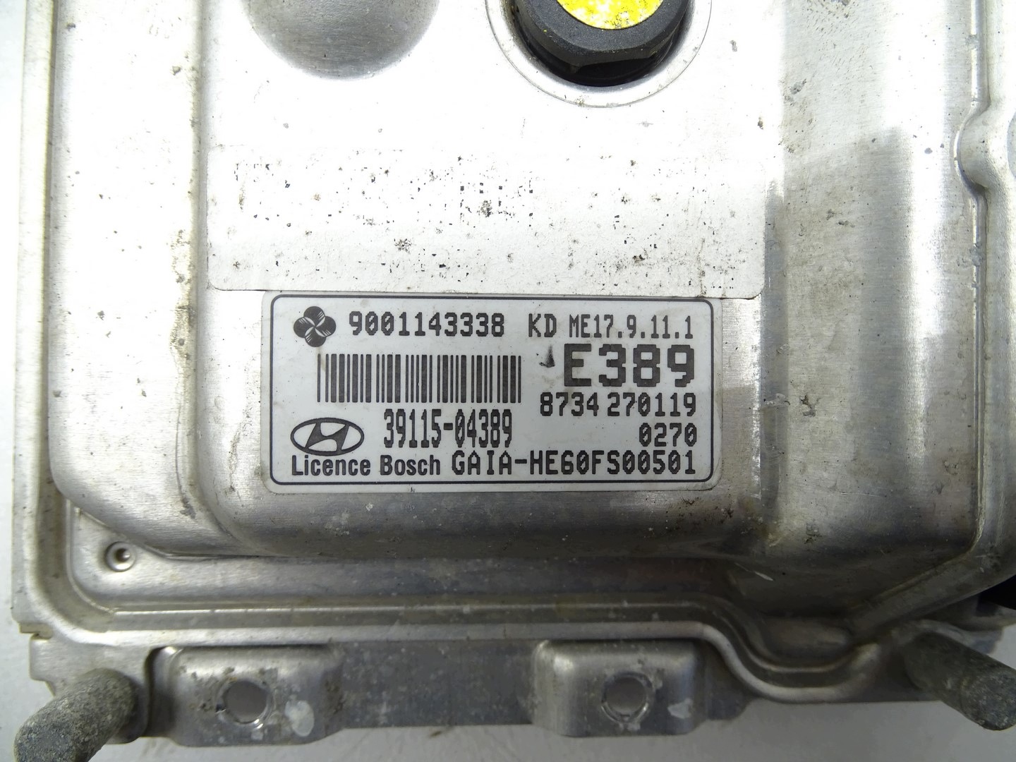 computer control unit of the engine HYUNDAI I10 II 39115-04389