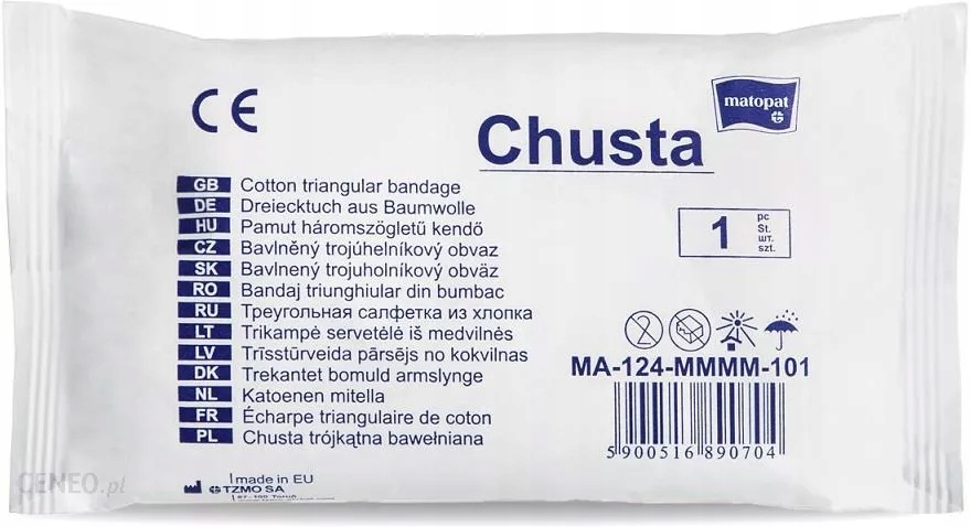 

Chusta trójkątna bawełniana podtrzymująca Matopat