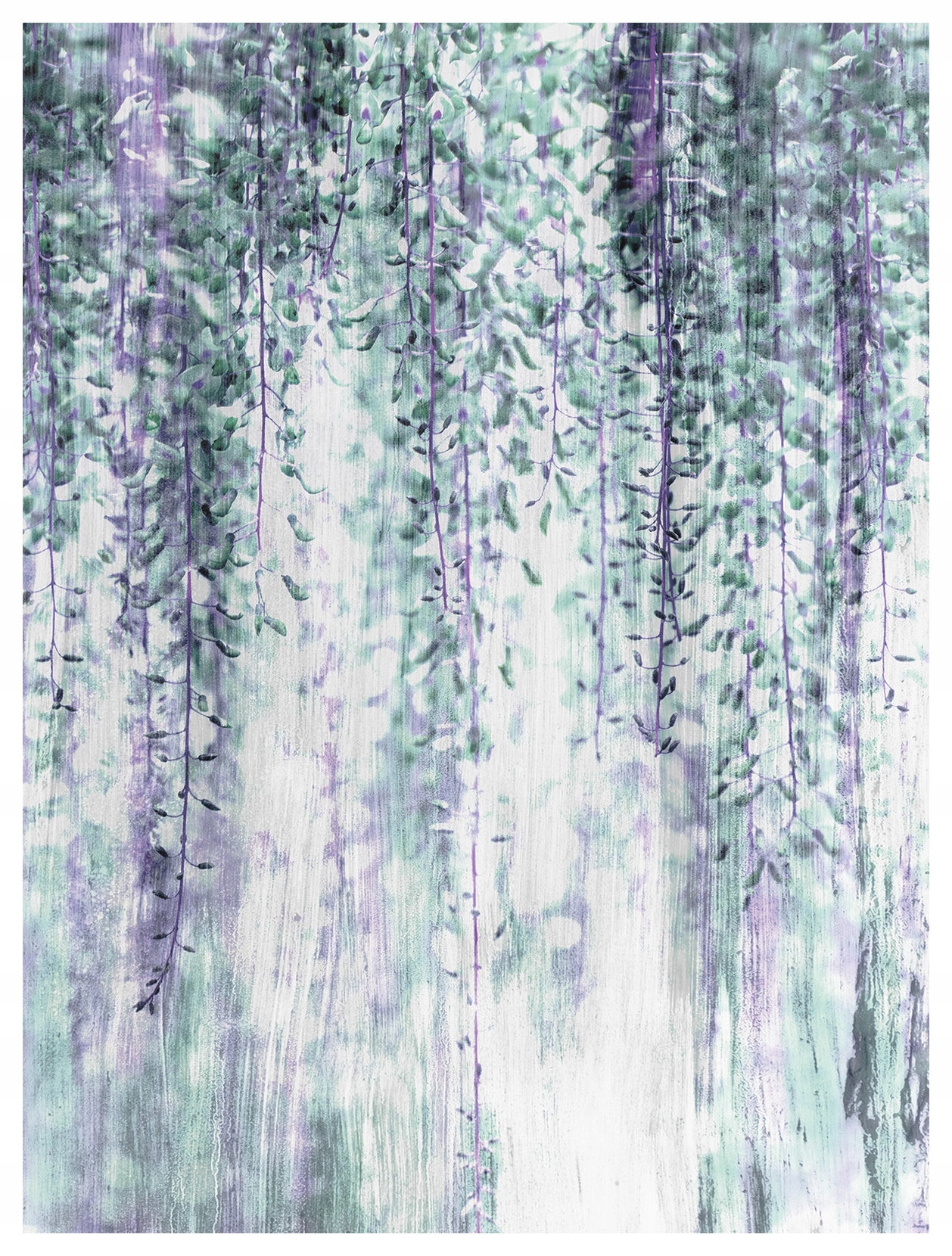 Fototapeta Fialovo-modré vinylové kvety 184x254 lepidlo