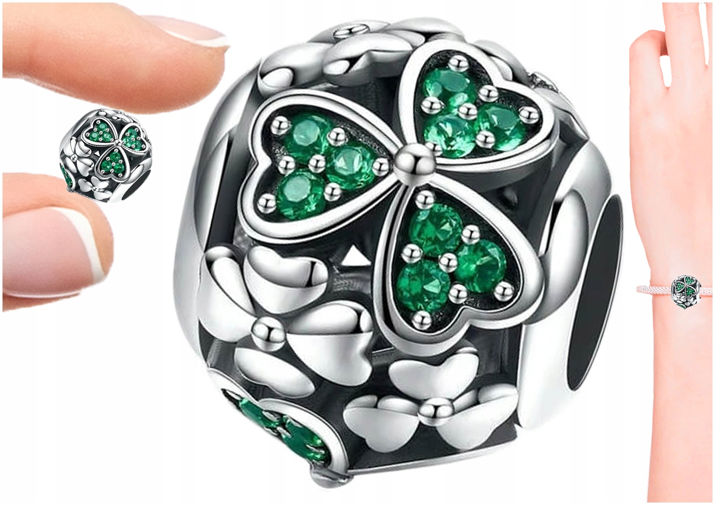 

Zawieszka Charms Srebro 925 Charms Moda Trusky