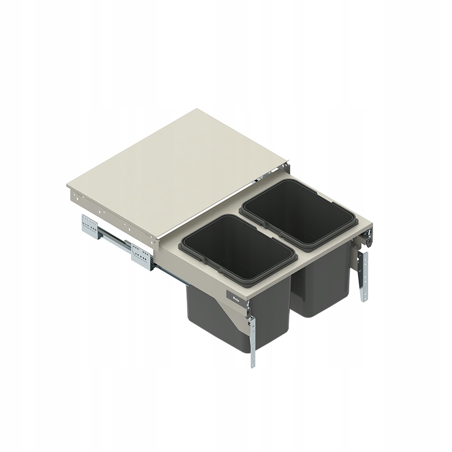 Rejs Zásuvka, odpadkový kôš s nádobami na odpad Segrego do skrinky 600