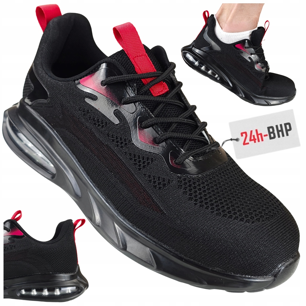 Pánské pracovní boty Sportovní obuv Bozp polobotky s Podnoskem Airbag 24h-BOZP