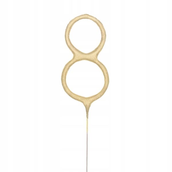 

Świeczka zimne ognie na tort Cyfra 8