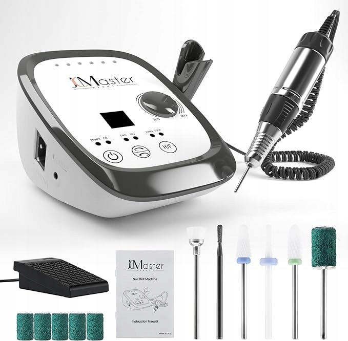 JCMaster Profi frezarka do paznokci 35000 obr./min