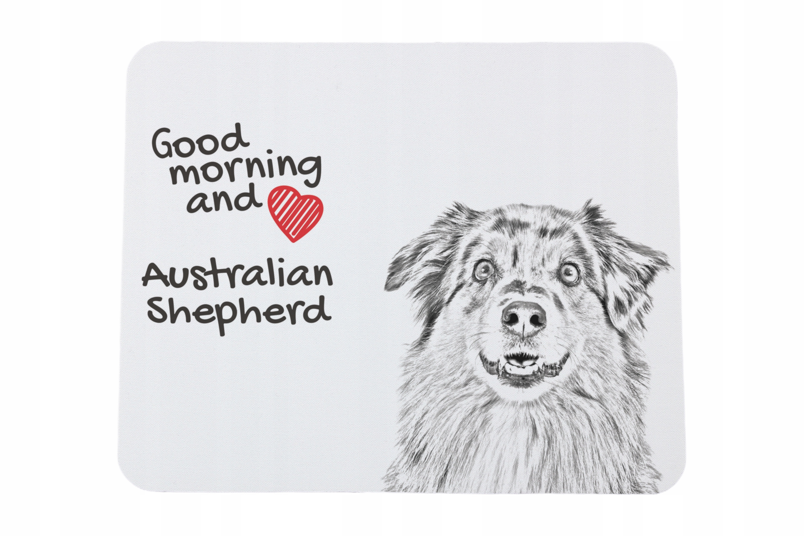 Owczarek australijski, Aussie podkładka pod myszkę z nadrukiem, personali