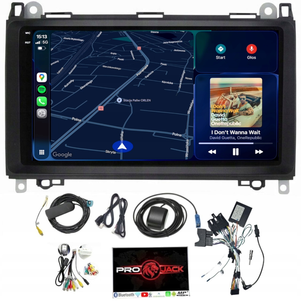 Rádio Navigácia Android Carplay Bt Gps Vw Crafter 2006-2017 64GB Modem Sim