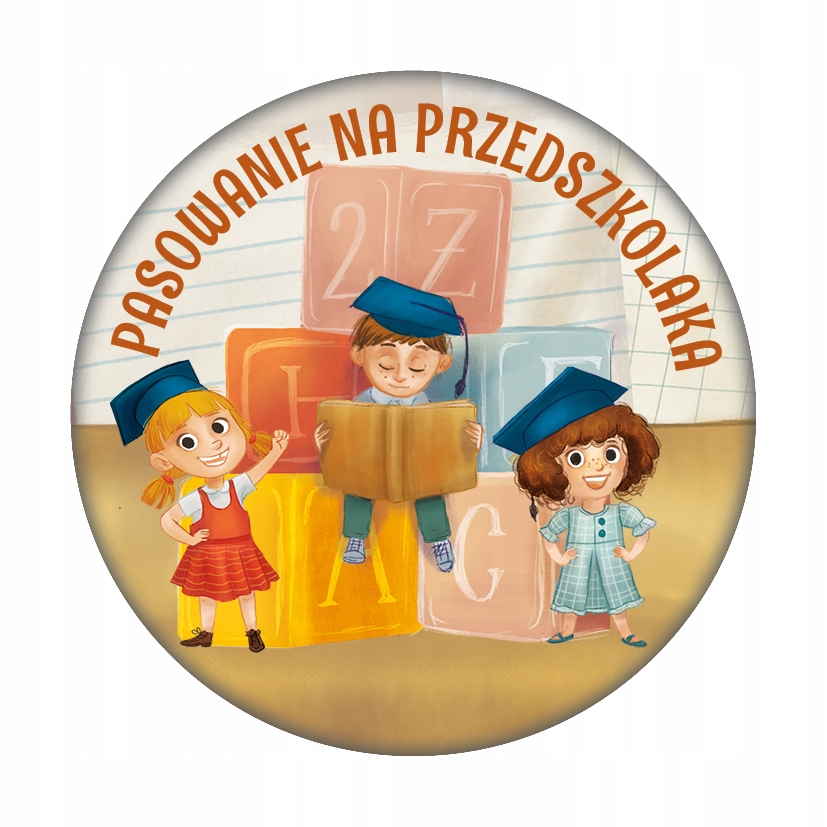 

Przypinka znaczek Pasowanie Na Przedszkolaka
