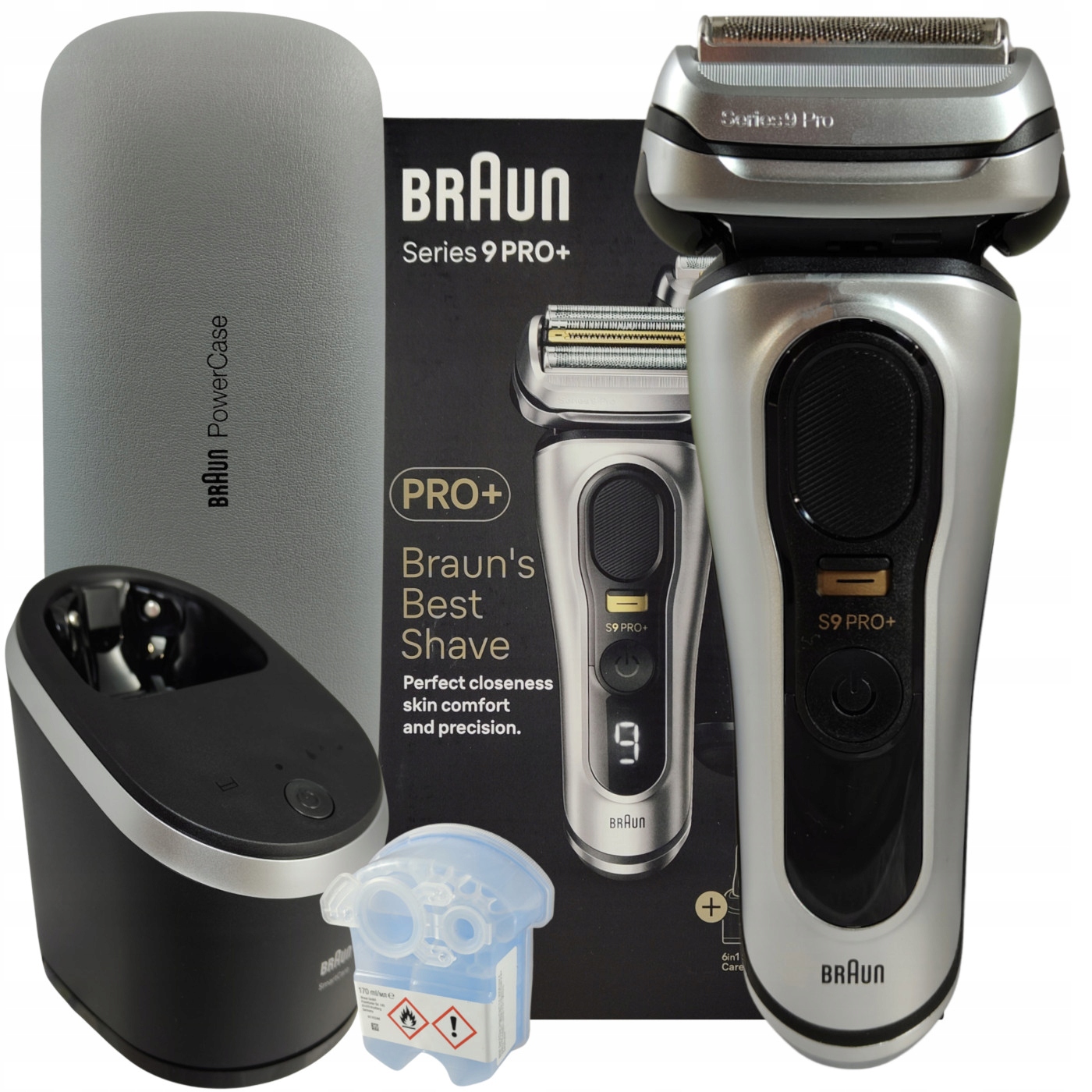 Golarka elektryczna Braun Series 9 Pro+ 9577cc srebrny
