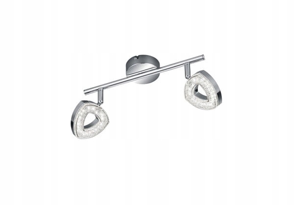 Stropní svítidlo moderní Led stříbrná dvojitá teplé světlo Rl