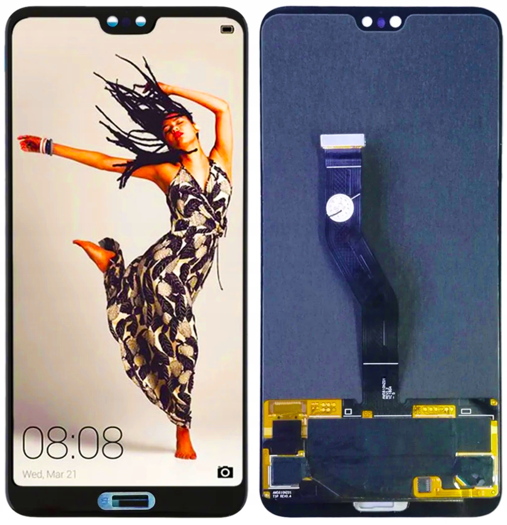 Originální LCD displej Dotyková obrazovka Huawei P20 Pro CLT-L09 L29 Černá