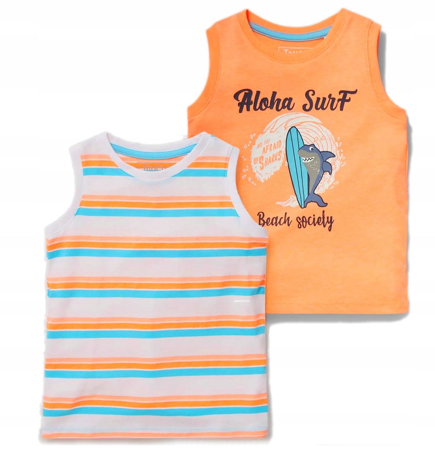 C&A 2 PACK KOSZULKA CHŁOPIĘCA ramiączka 116